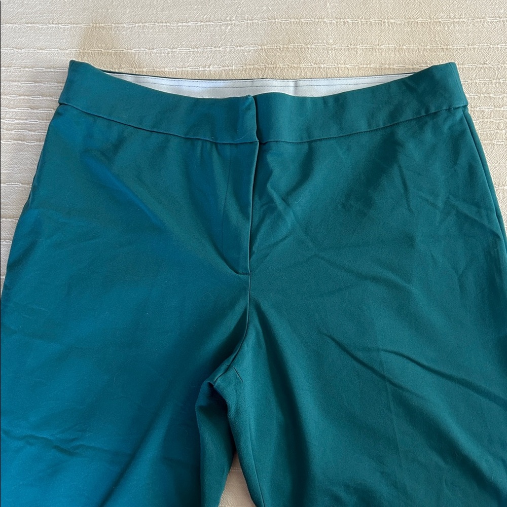 Michael Kors Teal Crop Pants - Picture 2 of 4
